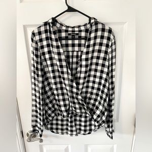 Madewell gingham top
